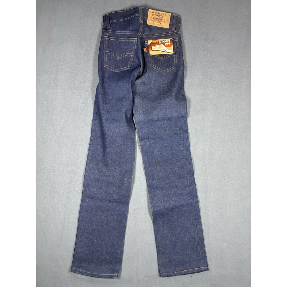VTG Levi's Jeans 26x30 Dark Wash High Rise Orange Tab USA 80s 718-0217 Deadstock